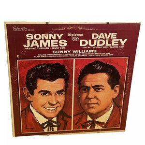Sonny James Dave Dudley Sunny Williams (Vinyl) Diplomat DS 2435 VG Blue Label LP